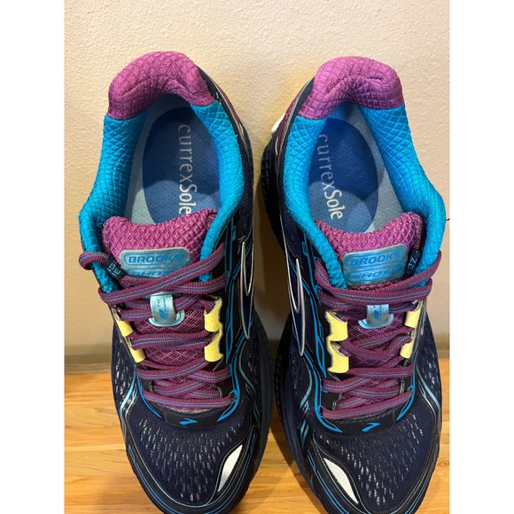 Brooks Ghost 8 Women's Running Shoes Navy Blue Teal Pink Sz 7 Medium - Picture 3 of 13